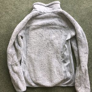 Gray Columbia Fleece Zip-Up Jacket